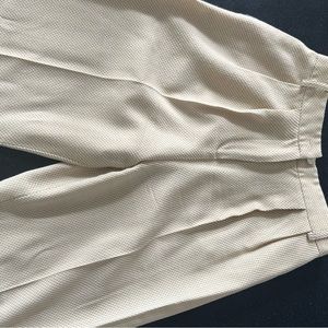 Custom-made MIRROR PALAIS pleated wool-blend trousers | Size S (fits like XS)